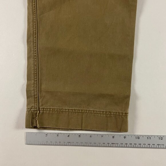 Abercrombie & Fitch Cargo Pants Vintage Fatigues Men 31 S Khaki Drawstring Baggy - Picture 12 of 14